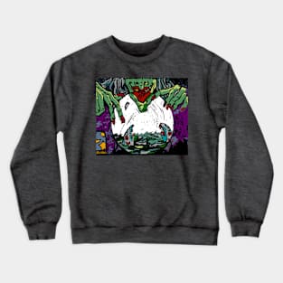 Witch's Tales Block Print By JAB Crewneck Sweatshirt